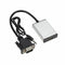 VGA Male To HDMI Output 1080P HD + Audio TV HDTV Video Cable Converter A JQE
