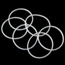 4Pcs replacement gaskets rubber seal ring for magic bullet flat cross blade O2