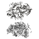 Pack of 400 Pieces Fishing Crimps Single Crimps for Mono and Wire Leader