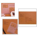 4pcs Envelope Addressing Handwriting Calligraphy Guide Stencil W0R3 Templat W8Y9