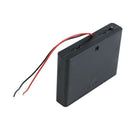 Spring Clip 6x1.5V AA Battery Holder Storage Case ON/OFF Switch with Cap O5U8