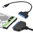 USB 3.0 To SATA 22 Pin SSD 2.5 Inch Hard Disk Drive Adapter Cable US Top!