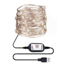USB LED String Lights Waterproof App Control Copper Wire Lamp (20m 200LED)