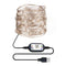 USB LED String Lights Waterproof App Control Copper Wire Lamp (20m 200LED)