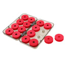 16pcs Fishing Line Bobbin Spools EVA Foam Reels Bobbins Spools w/Storage Box