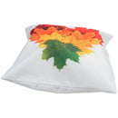 Autumn Leaves Fall Heart Home Decor Throw Pillow Cover Cushion Case 18 x 18 T2H5