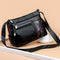 Women Floral Printed Shoulder Bags Multi Pocket Leather Crossbody Handbags