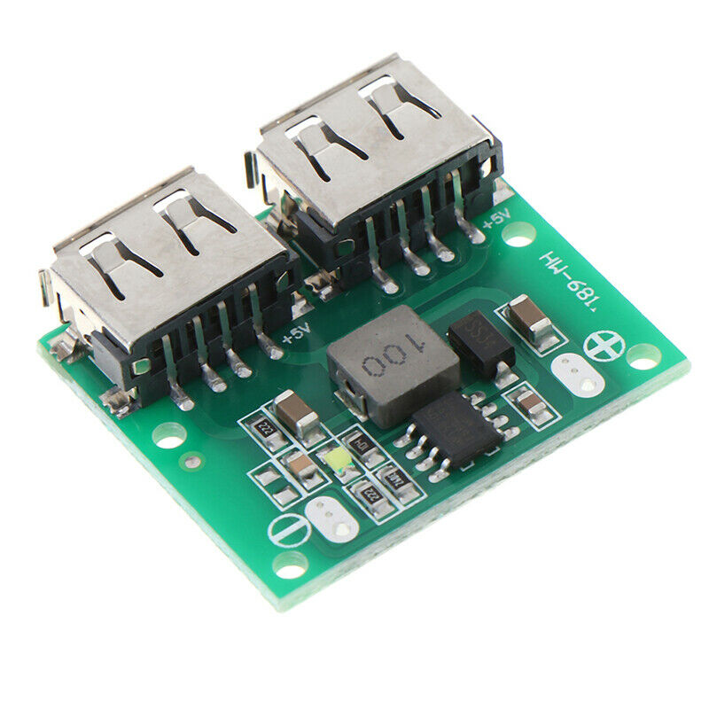 9V 12V 24V to 5V 3A Dual USB DC-DC Charger Power Supply Step Down Mod OZ