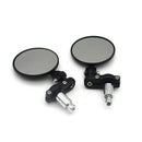 2Pcs/Pair Motorcycle Rear View Mirrors Round 7/8 Inch Handle Bar End Foldab J3L4