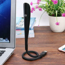 14 LED Bulbs Tube Mini USB Lamp Reading Light for Laptop Desktop PC (Black) A