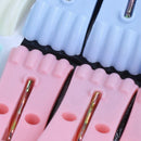 12 Pcs Plastic Clothing Pegs Clips Clothes Pins X2L2