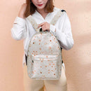 Women Backpack Canvas Preppy Large School Travel Printing Bags for Students