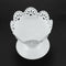 4pcs Mini White Dessert Stand with Premium Steel Material Cupcake Display,  J8K8