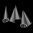 15 Pieces Plastic Jewelry Ring Display Holder Stand Cone Shape Transparent Rack