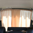 2Pcs Beige VIP Car Van SUV Window Curtain UV Sunshade Visor Kit Univer DIM