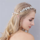Woman Rhinestone Leaf Flower Hair Vine Forehead Princess Hair Accessories