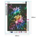 5D DIY Full Drill Diamond Painting Flower Cross Stitch Embroidery Mosaic