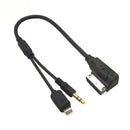 For Audi MMI AMI MDI Music Interface Cable Charger Connector 3.5MM AUX Adap