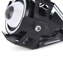 1pc U7 Angel Devil Eye Light 125W Motorcycle LED Fog Spotlight HeadLight OZ