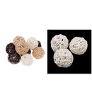 50Pcs 3/5cm Round Rattan Balls Garden Home Wedding Party Rustic Decors DIY Craft