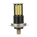 2Pcs H7 LED Fog Light Bulbs DRL 3200 Lumens Super Bright 84-SMD 12V 24V H7