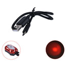 3W Bicycle USB Charging Taillight Waterproof Bike taillight Night Riding Warni%!