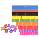 51x Math Skills Manipulative Kids Child Fraction Learning Toys Set Teaching Aids