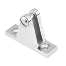 StainlessSteel Angled Deck Hinge Fitting for Bimini Boat Top Marine Hardware