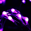Solar String Lights Waterproof Copper Wire Fairy Lamp (Pink White 100LED)