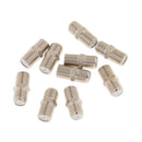 10x F Type Coaxial Cable Coupler Female F/F Jack Adapter Connector RG59 RG6