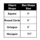 DIY Drawing Circles For Square Octagon Yellow Center Finder High Accuracy Clear