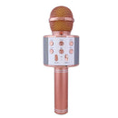 Wireless Bluetooth Karaoke Microphone KTV Mini Portable Speaker (Pink)
