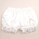 Drawers satin pumpkin pants petticoat small costume White ladies free size