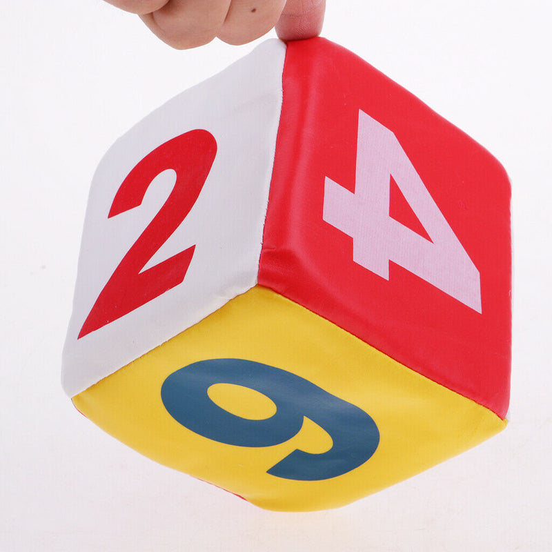 Sponge Dice Foam Dot Dice Children Playing Dice for Kids Boys Girls Teaching 1-6