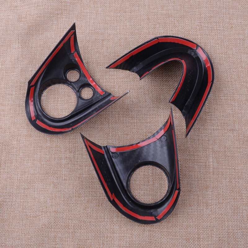 Carbon Fiber Color Steering Wheel Cover Trim fit for Mini Cooper F54 F56 F57 F60