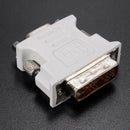 for LCD Monitor DVI-D 18+1 Pin Dual Link Male to VGA Female Plug Adapter 15 Pin