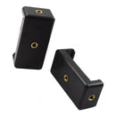 2Pieces Black 5.5-8cm Mobilephone Tripod Adapter Clip Clamp High Quality