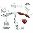 3 in 1 Wine Bottle Opener Rosewood Handle Professional  Foil CutterB Gw