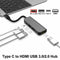 4 in 1 Type C to HDMI USB2.0/3.0 Micro USB Hub Adapter Cable Macbook