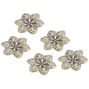 30 Bronze Tone Filigree Flower Wraps Connectors 43mm