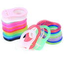 30pcs silicone ring pacifier adapter for pacifier pacifier chain baby clip<