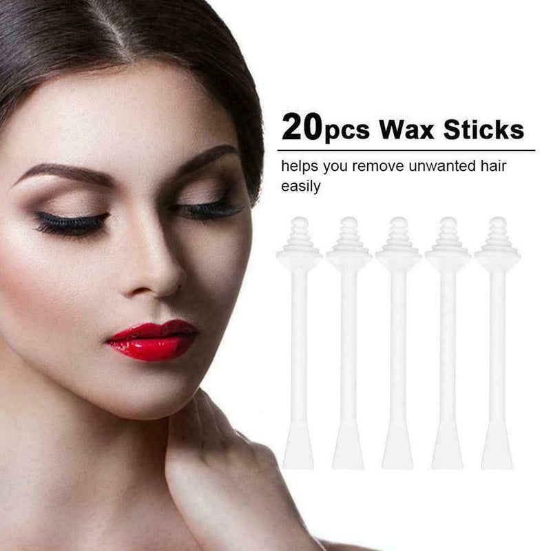 20Pcs Nose Wax Stick Nasal Hair Removal Kits Natural Beeswax Formula New Sa A4Q7