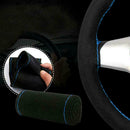 1pcs 38cm DIY Auto Car Car Steering Wheel Suede Cover Sewing Accessories New