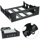Black 3.5" to 5.25" Drive Bay Computer PC Case Adapter Mounting Brac  FT