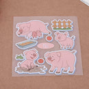 Pig Silicone Clear Stamp+Metal Cutting Dies Stencil Frame Scrapbook Decor