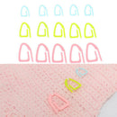 15pcs Silicone Stitch Markers Knitting Holder DIY Weave Tools Locking Stitch  JR