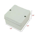 3.9 inch x3.9 inch x2.4 inch (98mmx98mmx61mm) ABS Flame Retardant Dustproof Y9A2