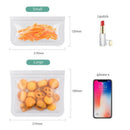 Reusable Sandwich Bag, 12-Piece Frozen Ziplock Bag (6 Reusable Sandwich Bag