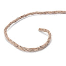 4M 6mm Jute String Twine Twisted Hessian Burlap Hemp Cord Rope Brown lj