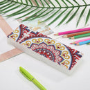DIY Mandala Special Shaped Diamond Painting 2 Grids Pencil Case Storage Box